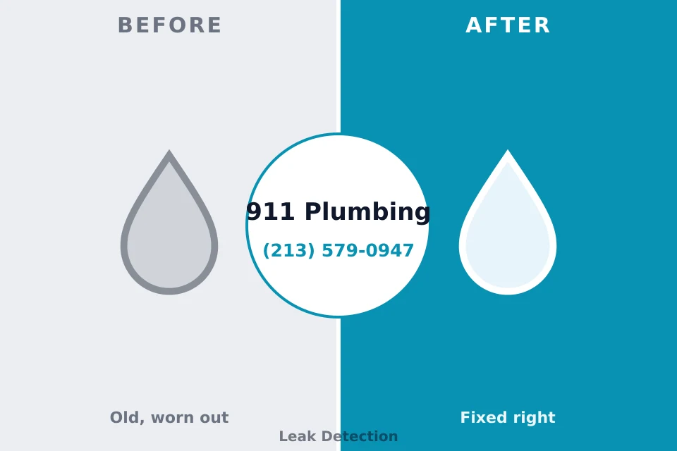 Before and after: plumbing repair Fort Stockton, TX